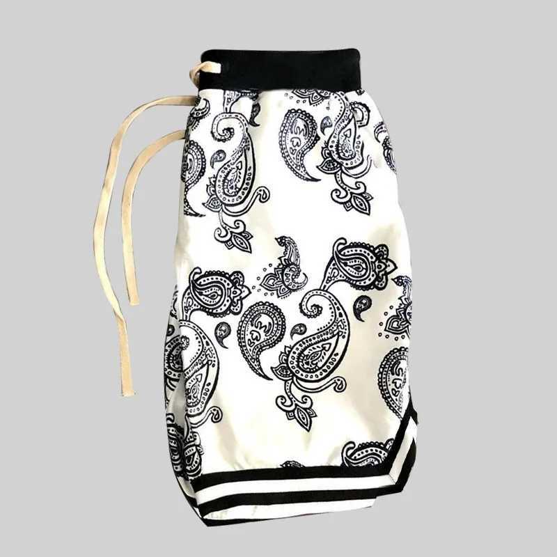 2023 Summer New Harajuku Men Shorts Bandana Pattern Fashion Hip Hop Mens Brand Short Pant Bottoms Elastic Wais Man Casual Pants X2505281