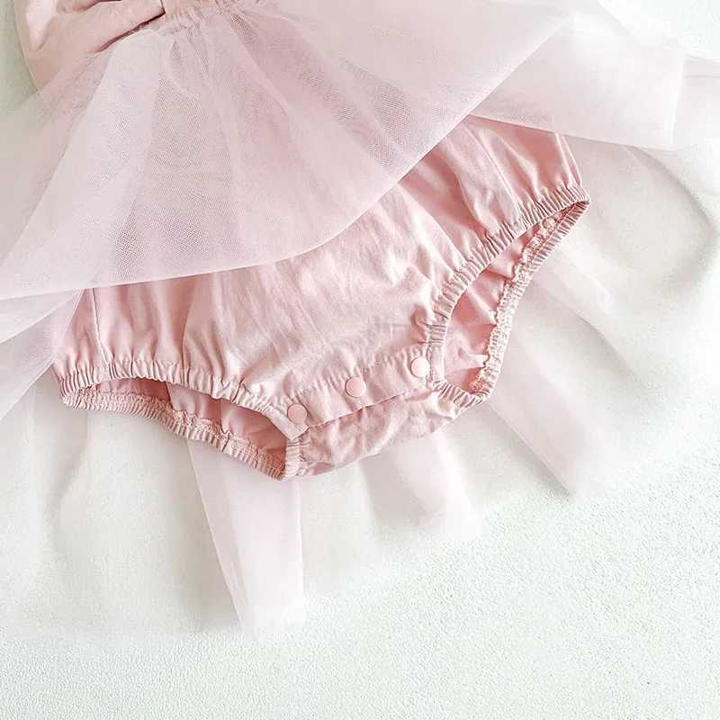 Summer Infant Baby Girls Tutu Skirt Dress Big Bow Birthday Clothes for Newborn Toddler Suspenders Lace Jumper Dress for Girls X250528