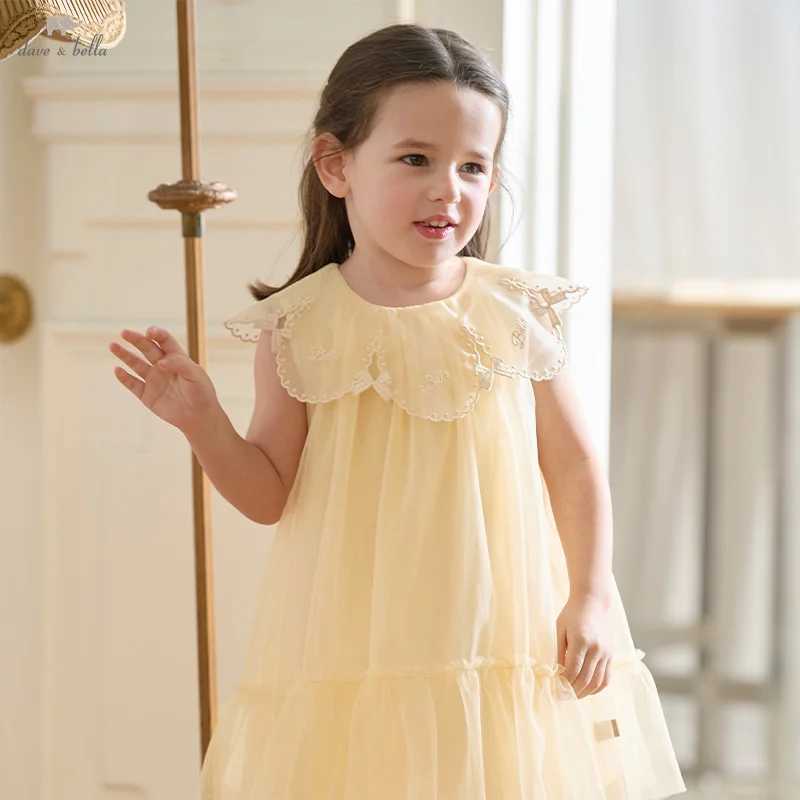 Dave Bella Girls Baby Fashion Mesh Princess Dress Casual Summer Gentle Sweet Charm Cute Dress Birthday Party Outdoor DB2251405 X250528
