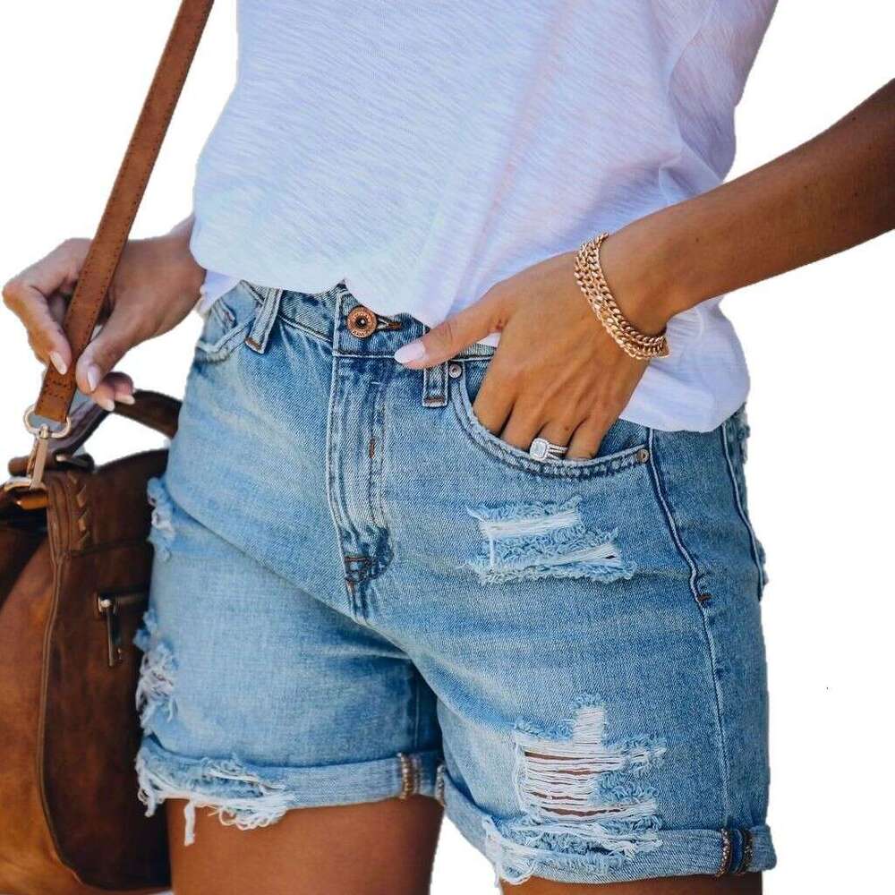 Shorts Women Denim Shorts Summer Street Style Ripped Straight Leg Women S Denim Shorts Jean Shorts