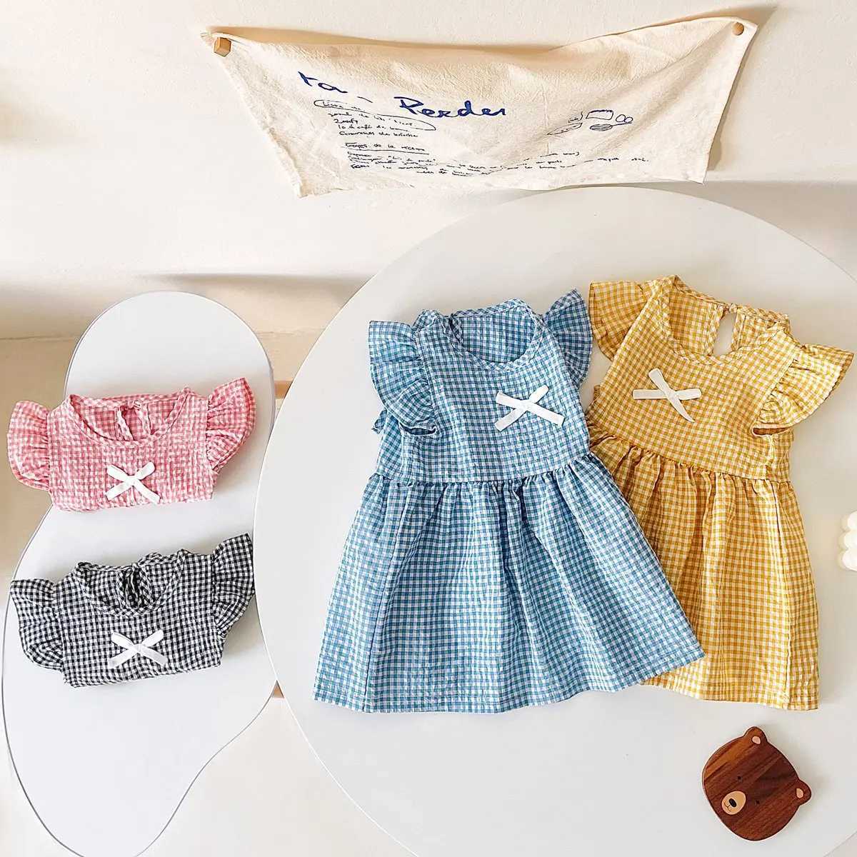 Sanlutoz Floral Baby Girls Dress Summer Short Sleeve Holiday Casual Kids Girls Dresses Clothing X250528