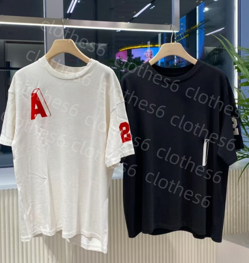 Designer t shirts Mens t shirt designer Shirts Fashion black cotton tshirt With Letters Casual Summer Short Sleeve Man Tee Woman Clothing EU /US size AAA