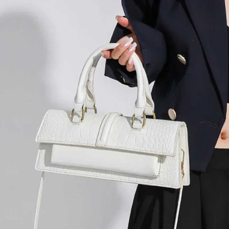 Fashion Ladies Shoulder Bag 2024 New Purses and Handbags High Quality PU Stone Pattern Crossbody Bag for Women Armpit Clutch Bag Y250528