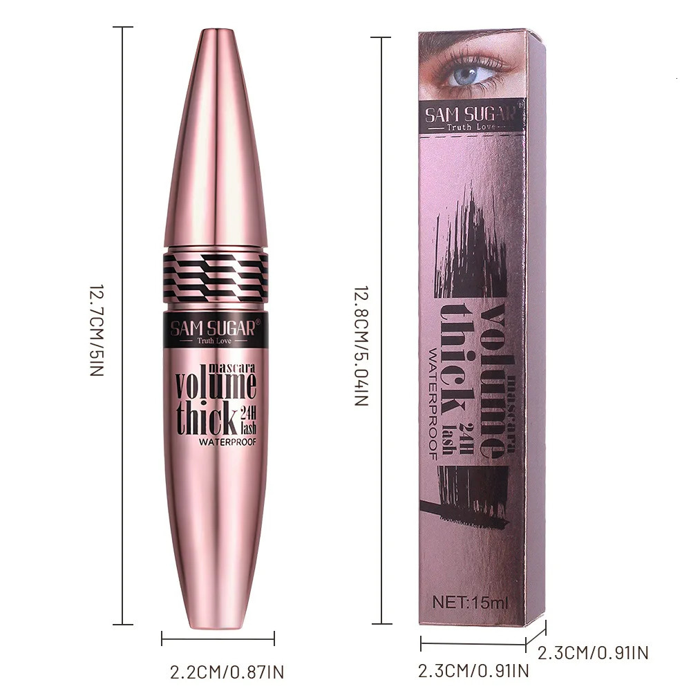 Four color black blue white and purple eye black durable waterproof long curling silky smooth and gentle mascara styling 250523