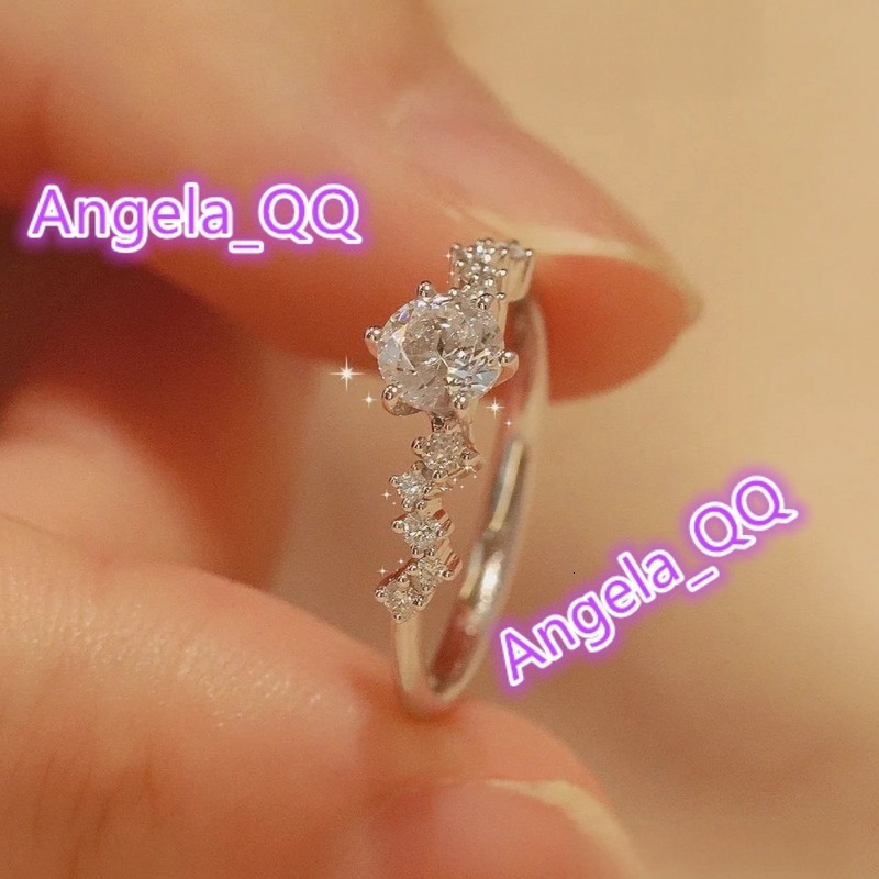 High Quality Luxury Moissanite 1 Ct D Color Classic Ring S925 Sterling Silver Wedding Diamond Ring for Women Hiphop Jewelry