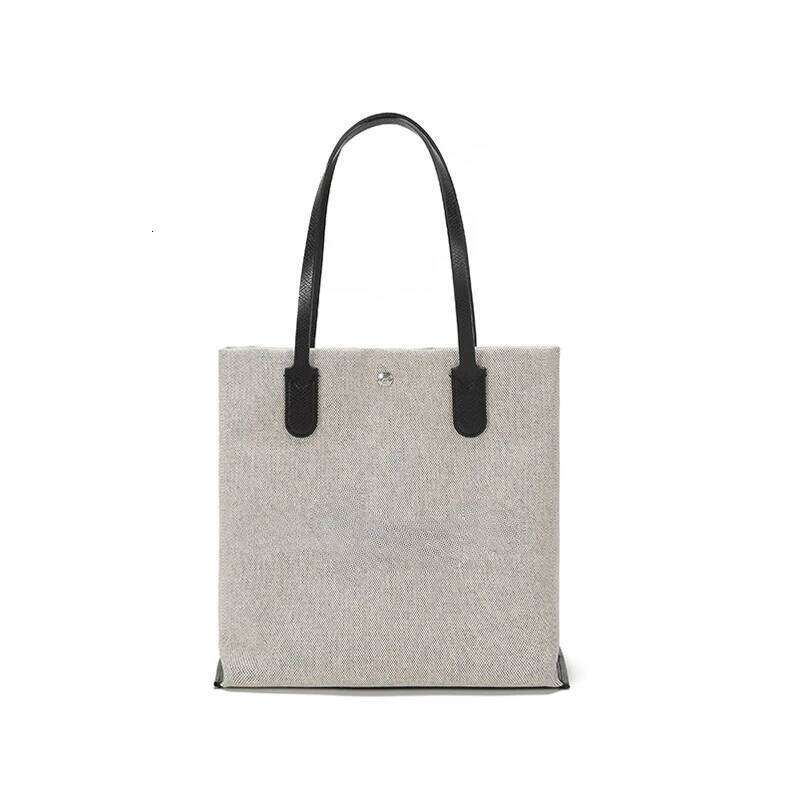 Free Shopping High Version Canvas Tote Handbag Shoulder Crossbody Large Capacity Commuting Computer Bag