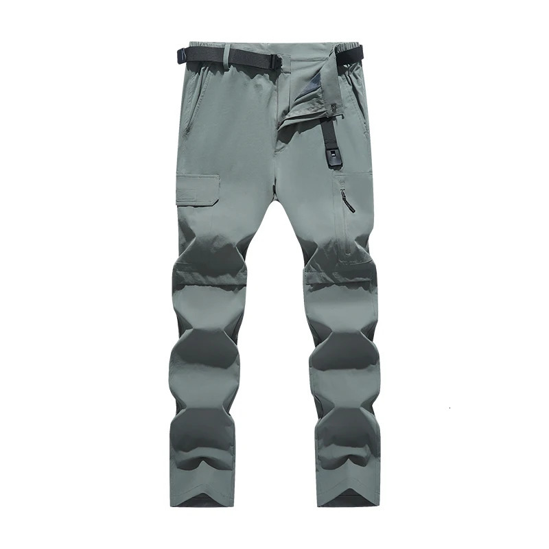 Summer Cargo Pants Casual Trousers Men Wear-resisting Multi-Pockets Quick Dry Outdoor Hiking Work Trousers Men 250526