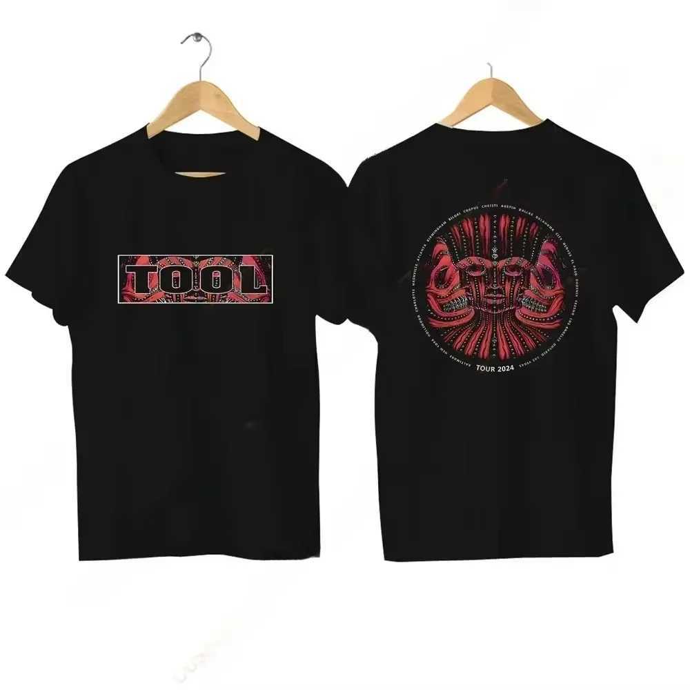 Strtwear Tool Band Metal Music T-Shirt for Men High Quty Clothing Hip Hop Band T Retro unisex Top Oversized Fr Shipping X250528