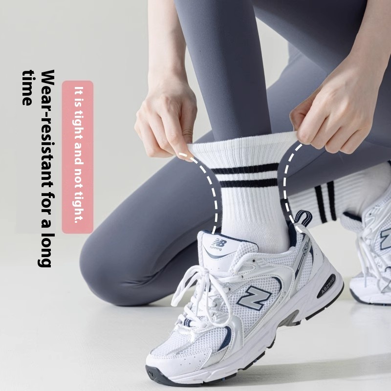 Yoga Women Mid-Calf Spring Summer Fitness Non-Slip Sole Floor Autumn Winter Long High Tube Sports Socks