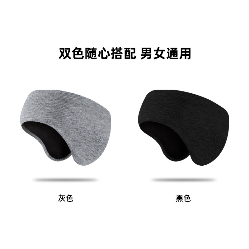 Winter New Outdoor Sports Windproof Ear Cover Forehead Protector Sports Headband Fleece Lined Thickened Cycling Cold-Proof Warm Ear Muffs 250427