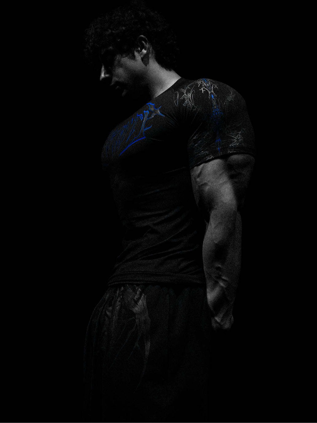 Men's T Shirts Breathedivinity Muscle Fit Tee America Summer Trendy Printed Men Quick Dry Breathable Gothic Streetwear T-shirt Luxury Brands Stre