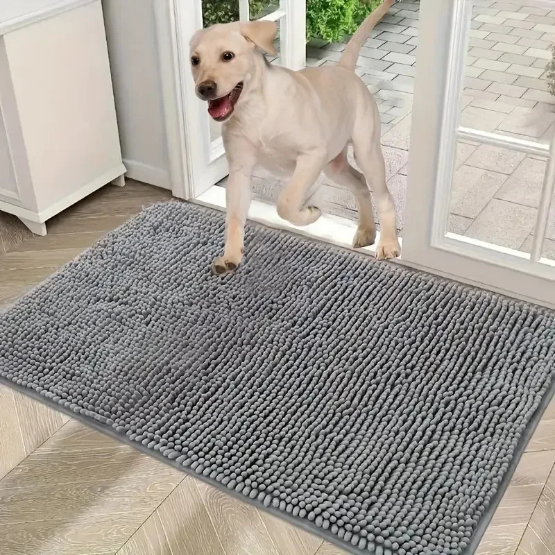 Dog Doormats for Muddy Paws Absorbent Non-slip Washable Mat Anti-slip Quick-drying Microfiber Mud Mat Pet Accessories 250528