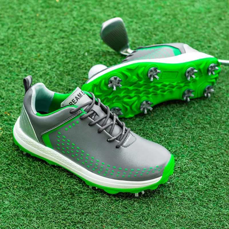 New Professional Golf Shoes Men Waterproof Luxury Golf Sneakers High Quality Non-Slip Walking Golf Footwears Spikes Sports Shoes M250528