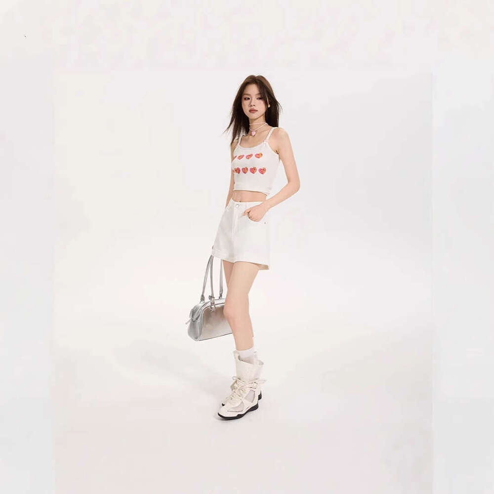 Shorts Women Denim Shorts White Denim Shorts For Women Summer New High Waist Loose Fit Petite Slimming A Line Wide Leg Hot Pants Jean Shorts