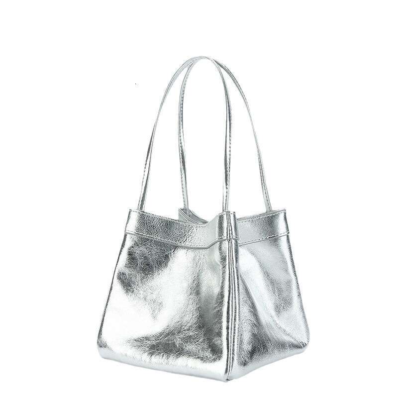 2023 New Small Square Goat Simple Fashion Versatile Handbag Genuine Leather Women's Bag