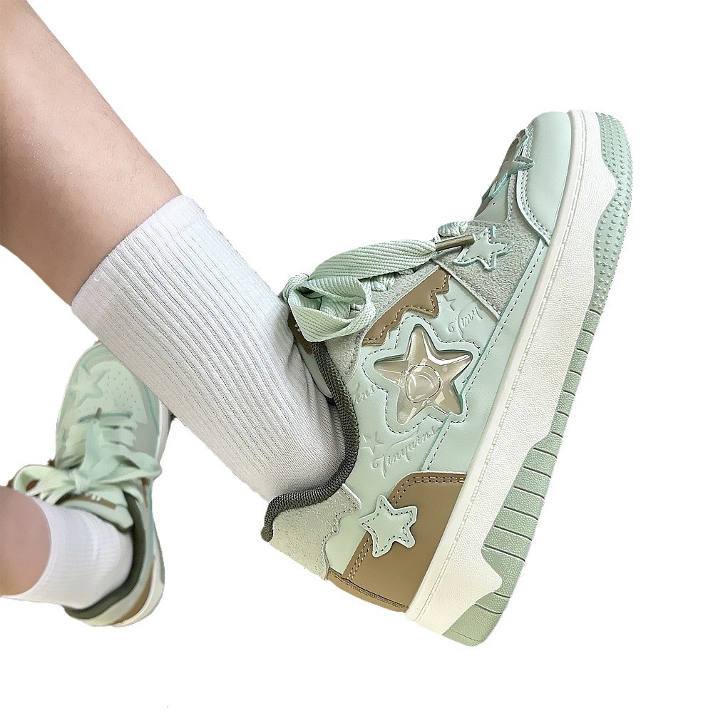 Designer casual shoes2025 New Niche Versatile Star White Sneakers Casual Sports Dopamine Women's Board Shoes