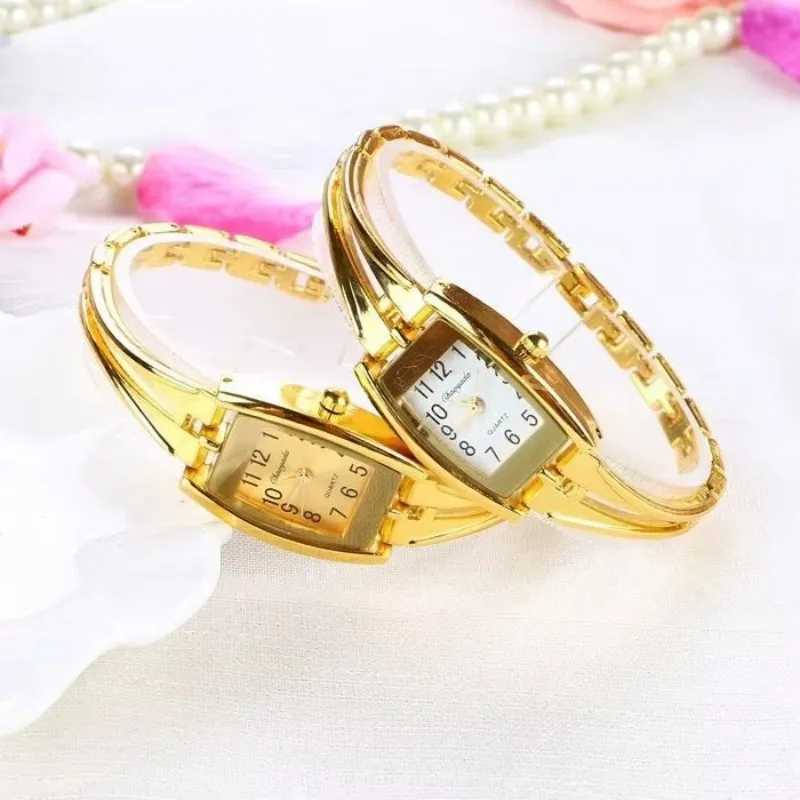 Eleg Fashion Womens Wristwatches Gold Stainless Steel Bracelet Ladies Watch Quartz Female Clock Reloj Mujer Feminino RelojesXJ250527