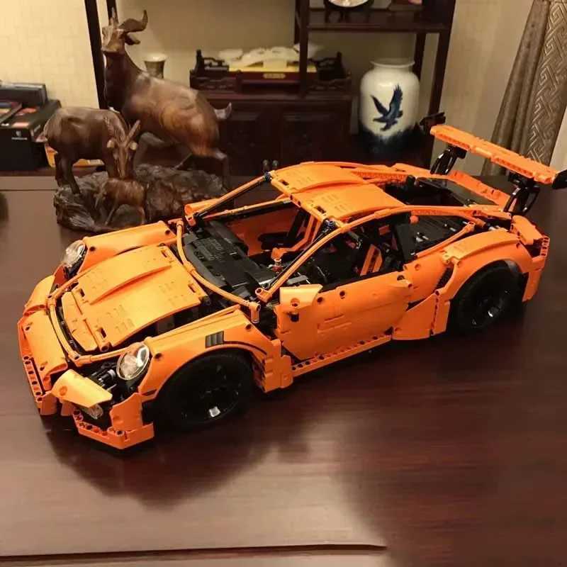 Compatible 42056 MOC Bricks 911 GT3 RS Technicial Car Toys Boys Christmas Gift Kids Constructor Model Building Blocks for Adults Z250528