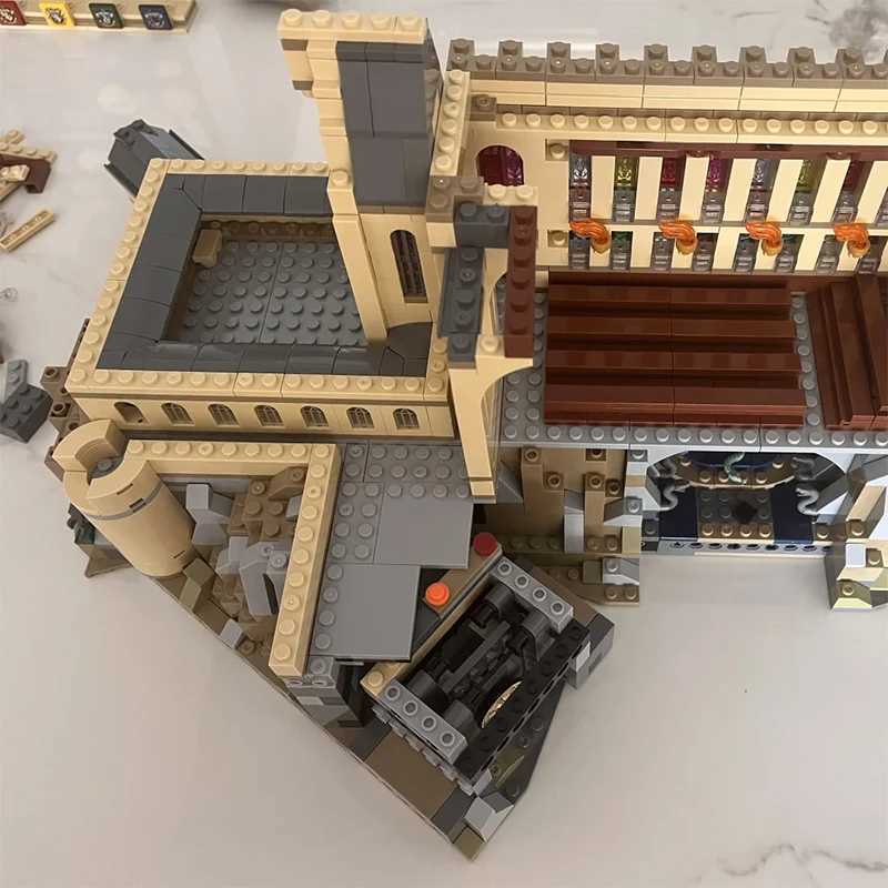 6020PCS Magic Castle Building Blocks Small Particle School Model Bricks Sets Assembly Educational Toys Birthday Christmas Gifts Z250528