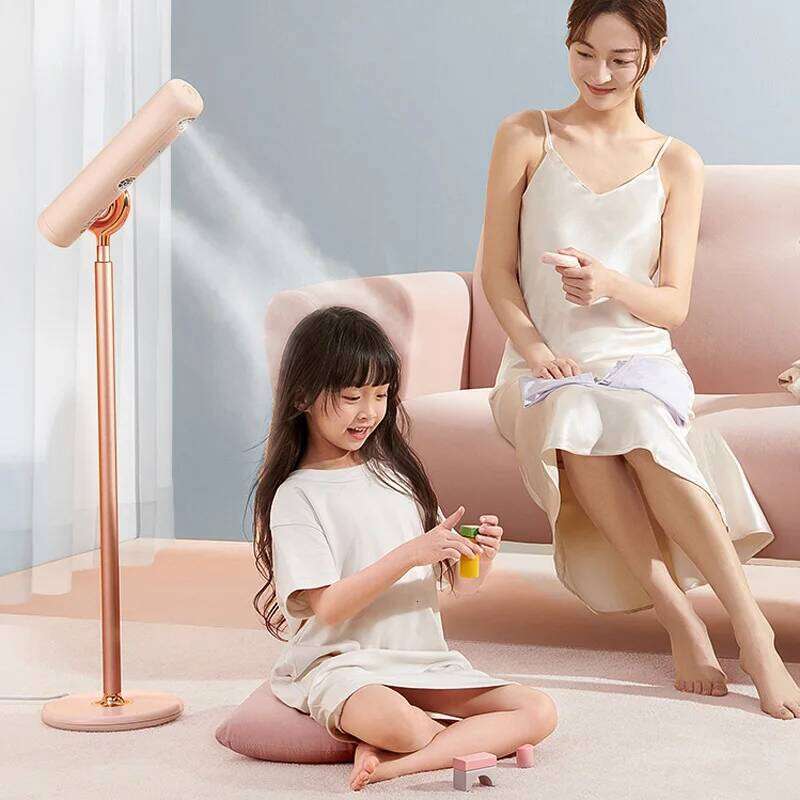 Vertical household high-power dryer, negative folding standing double air outlet hair dryer