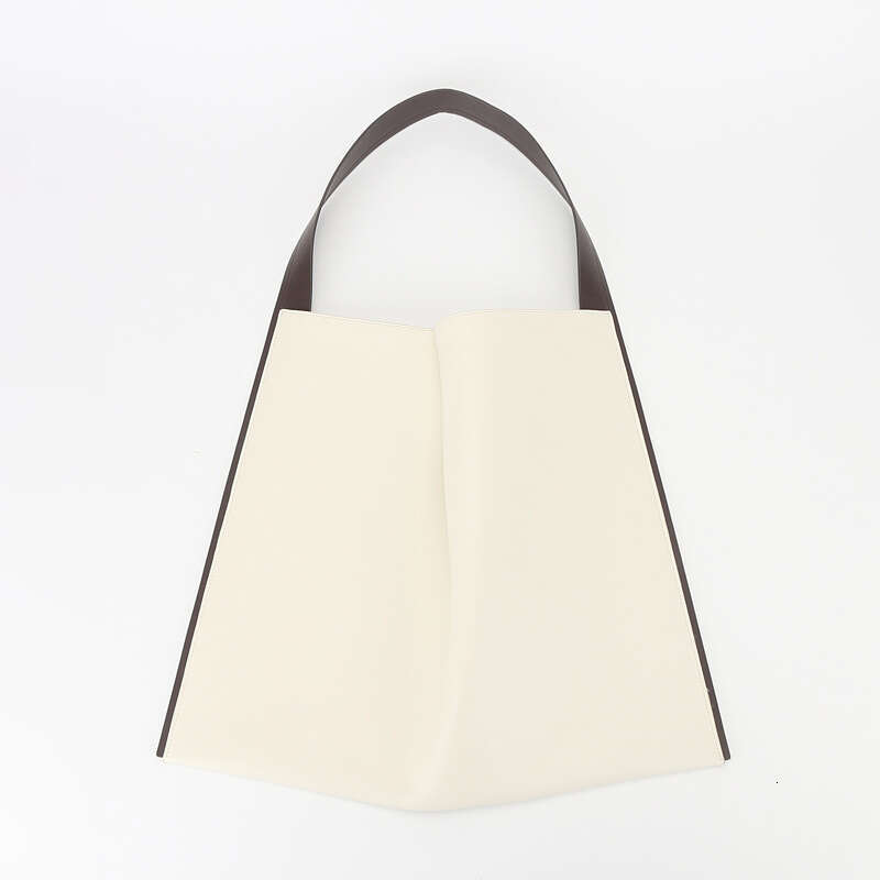 2023 New Genuine Leather Korean Style Tote for Women Simple Fashion Shopping Single Shoulder Large Capacity Bag