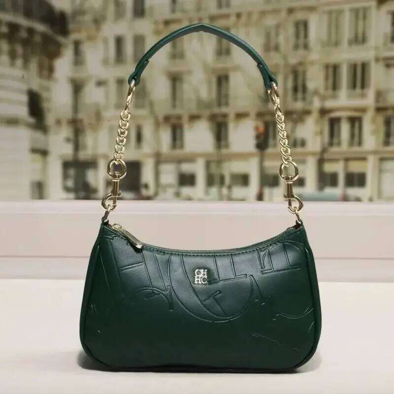 Design Bag CH Women's Handbag Partition Durable Brand Fashion Large Capacity Bent Moon Simple Shoulder Crossbody Bag Brand Bag