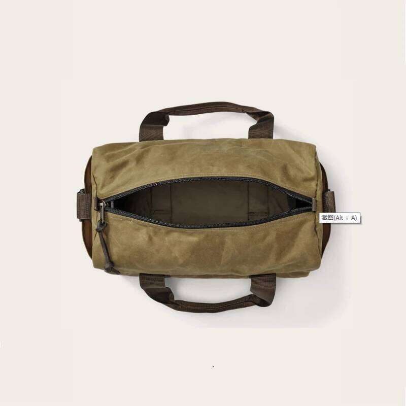 Tailor Branod American Retro Waxed Canvas 70110 Travel Bag Size 46*24*28cm Outdoor Waterproof Large Capacity Handbag