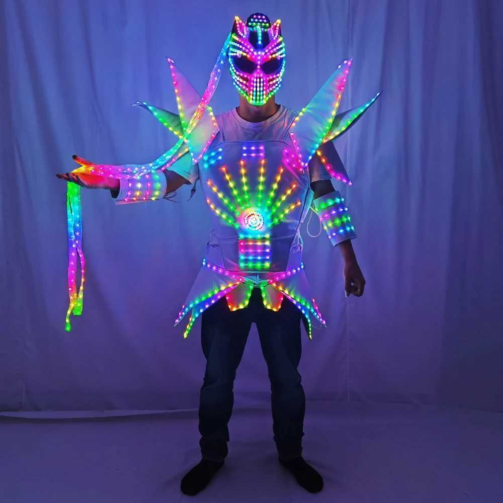 Woman Led Kostm Bayanlar Ikl Dans Elbisesi Kadn Ceket Noel Performans Partisi Gece Kulb Elence W250528