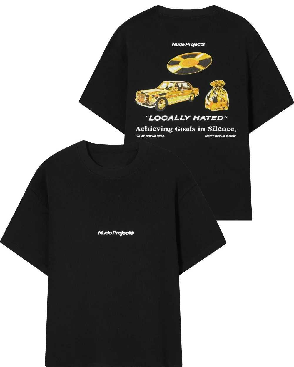 2025 Leisure Cotton Printed T-shirt Womens Fashion Nude Tshirt Womens Leisure Sports Loose Brand Unisexes Large Strt Y2K X250528