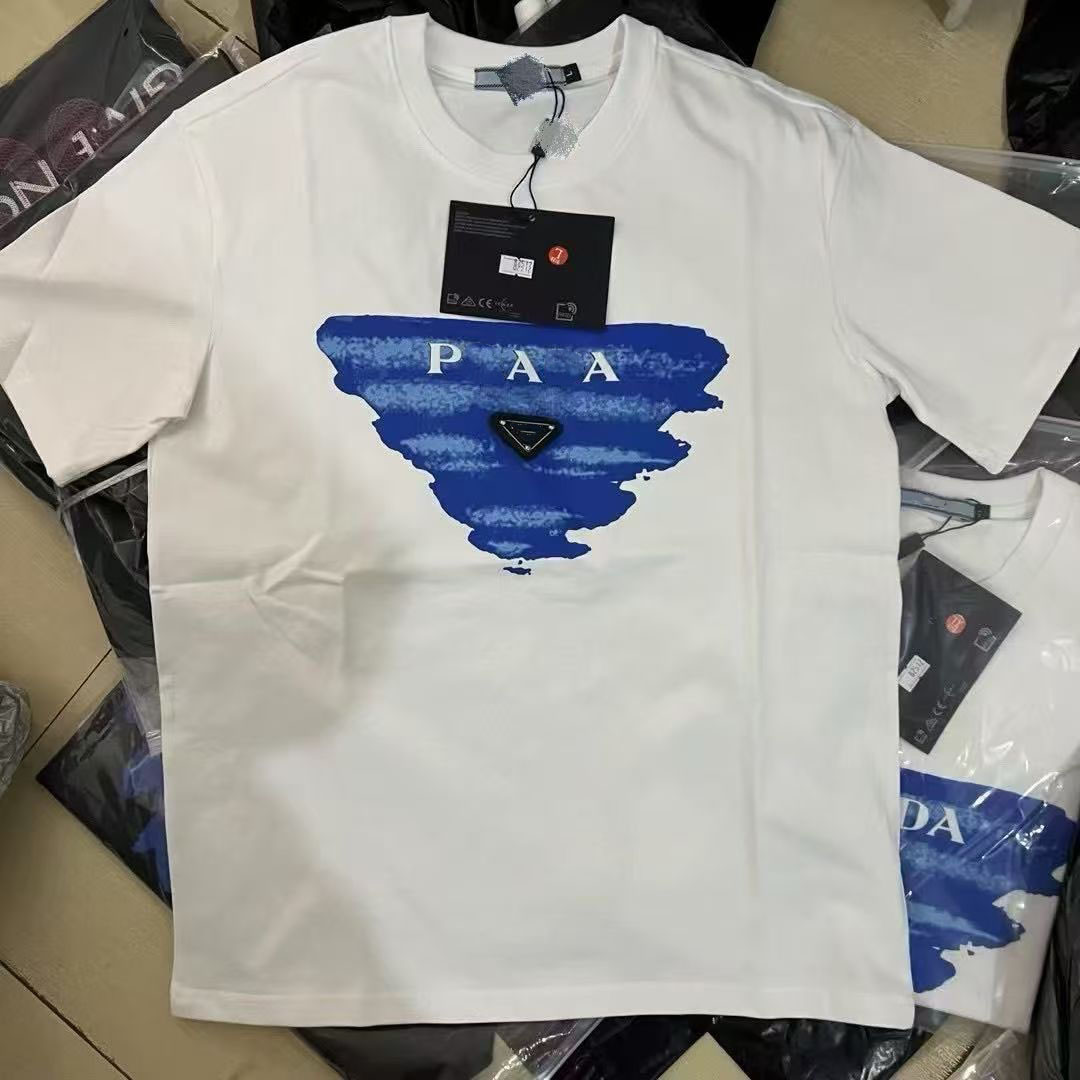 Designer Mens T-shirt 3D Letters Classic Europe an and American popularity Monogrammed Male Fem ale Shirts Cotton Casual sdgs M-4XL