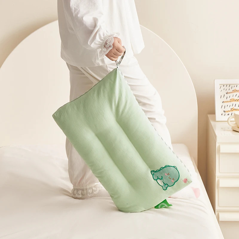 1pc Toddler Pillow Kids Sleeping Pillow Toddler Pillows For 2 Year Old Kids Small Pillow Baby Pillow For Sleeping Washable 250527