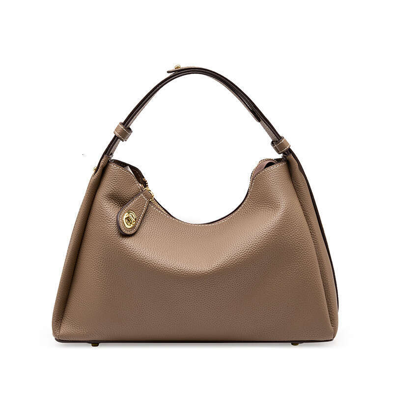 High-End Genuine Leather Women's New Crossbody Shoulder Fashionable Underarm Elegant Ladies' Bag B5
