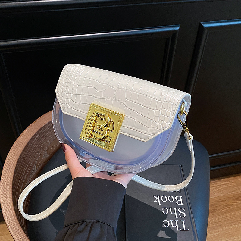 Top Brand High Quality New Style Versatile 2025 New Saddle Bag Jelly Bag Women's Fashion Retro Crossbody Bag High-end Popular Small Bag New Free 