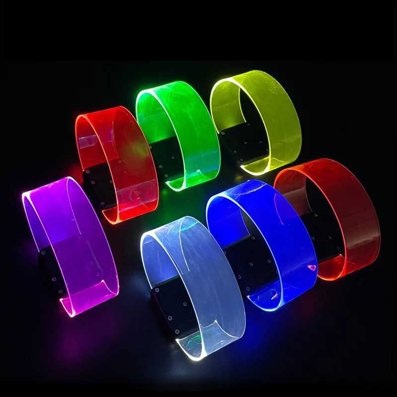 LED Luminous Bracelet Music Bar Disco Ambient Props Concert Cultural Cheer Bracelets Props Entertain Party Decor Supplies W250528