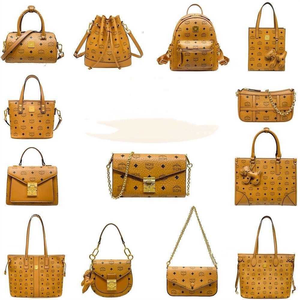 Shoulder Bags mcmpurse Leather New Womens mcmbackpack Shoulder Cross Shoulder mcmpurse cross body Designer bags B96