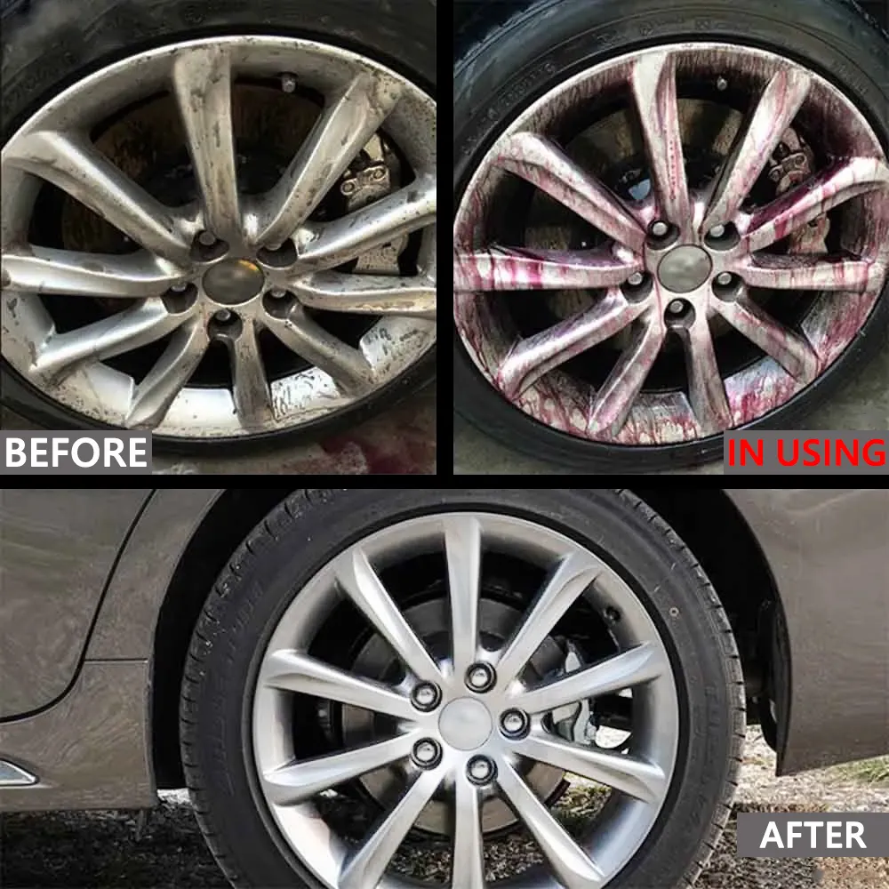 wholesale 1000ML Wheel hub cleaner Exclusive transport channels for Europe America Australia and New Zealand