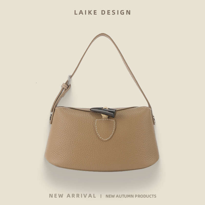 for Women New Style Textured Soft Bucket High-end Genuine Leather Women's Simple Handbag Shoulder Crossbody Bag