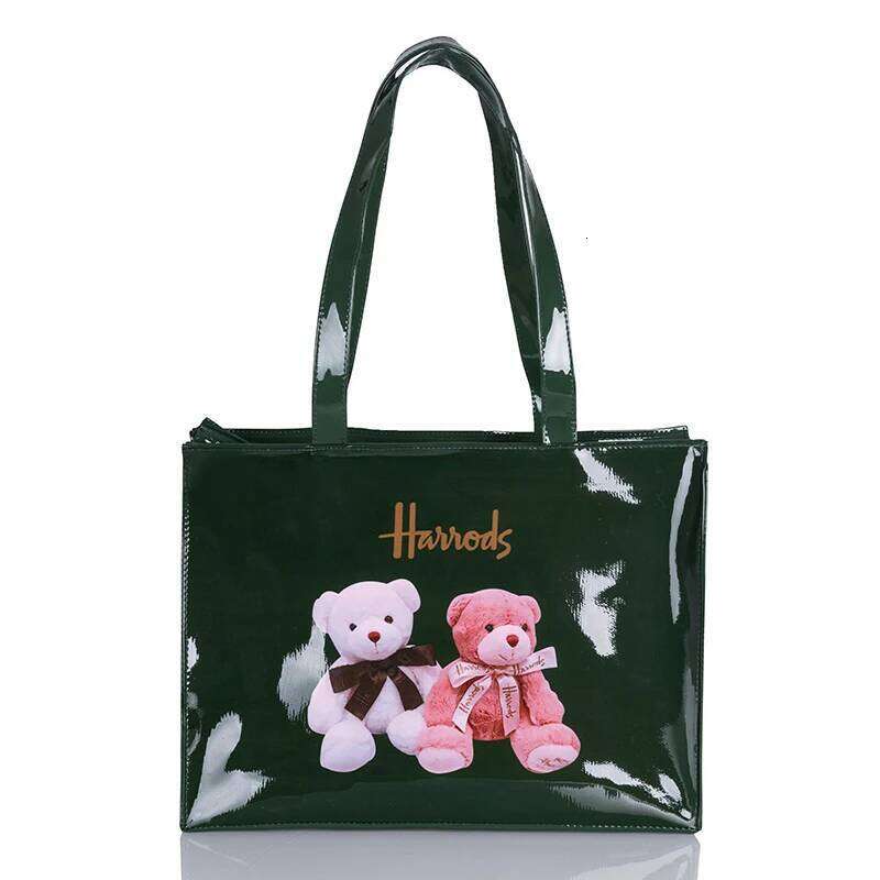 PVC Waterproof London Shopper Ladies Shoulder Shopping Handbags Female Casual Tote Messenger Bag Eco Friendly Bolsas De Mujer