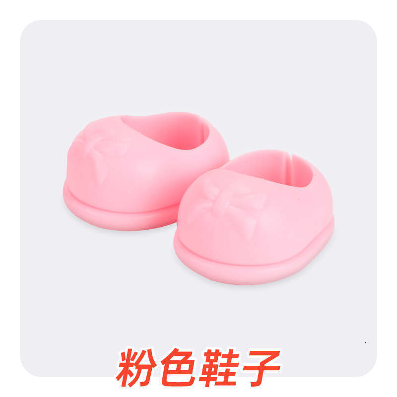 Standable 20cm Cotton Chubby Body Dress-Up Shoes Plush Toy Doll Accessories Boots