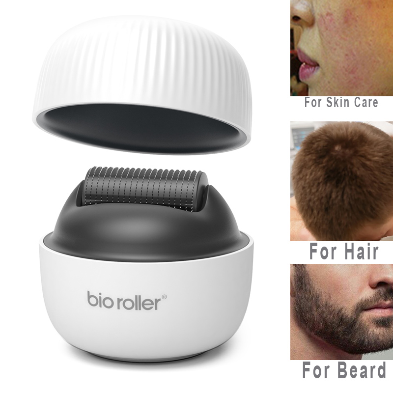 Bio Needle G4 Derma Roller Beard Dermaroller 1200 Stainless Needle Microneedling for Hair Re- Growth Skin Care Microneedle MTS