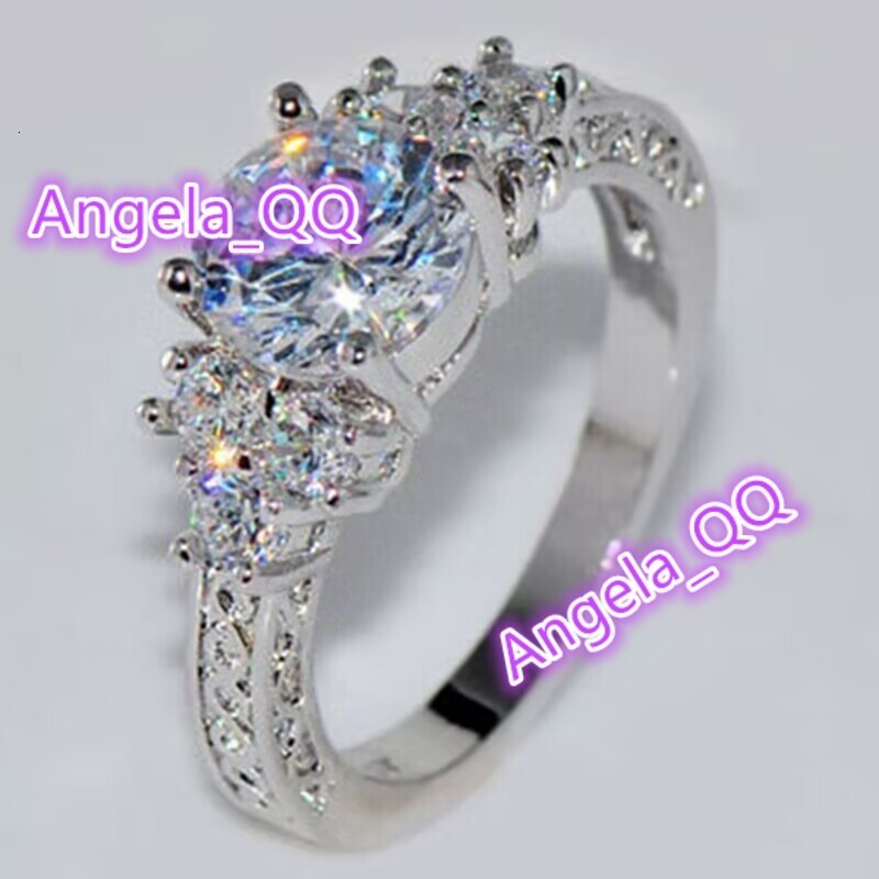 2025 Fashion Womens Crystal Stone Ring Retro Womens Wedding Ring