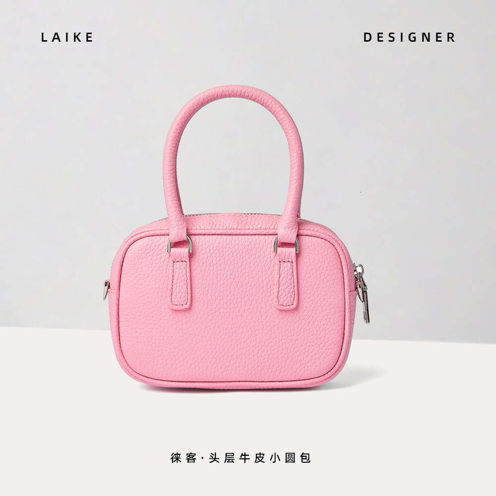Boston Bowling Niche Pillow 2024 New High-end Handbag Genuine Leather Shoulder Crossbody Bag