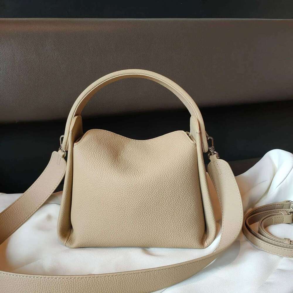 Soft leather shoulder crossbody handbag Genuine cigarette box design women's desiger bag large capacity unique