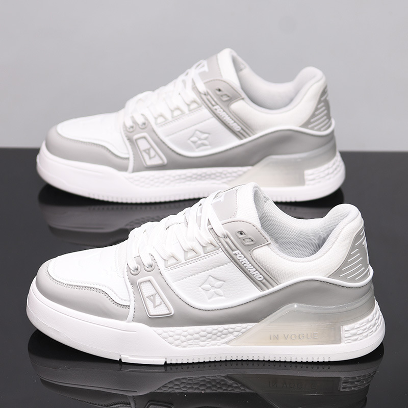 Free Shipping New Men Fashion Low Top Casual Sneakers Height Increasing Breathable board shoe All Season Wear