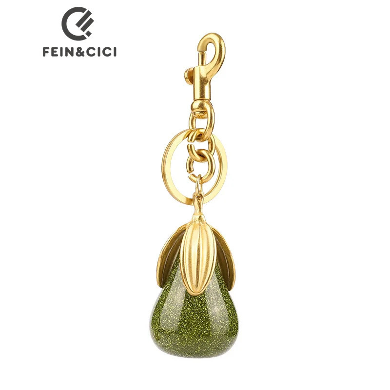 Pear fruit charm for handbag bag Fun Gift Idea 250527