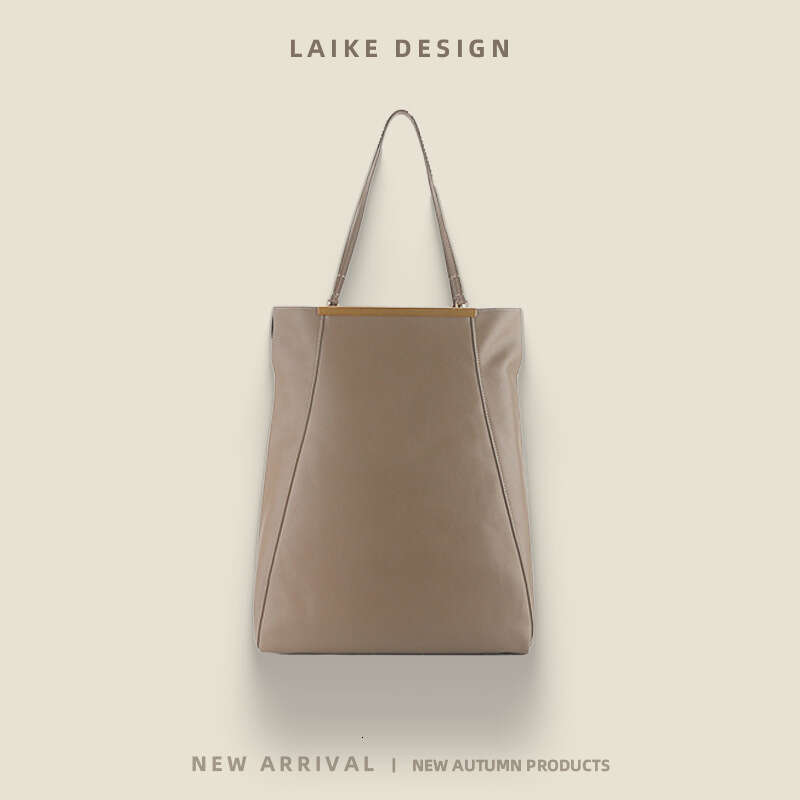 Large Capacity Tote Style 2024 New High-end Genuine Leather Women's Bag Casual Simple Handbag