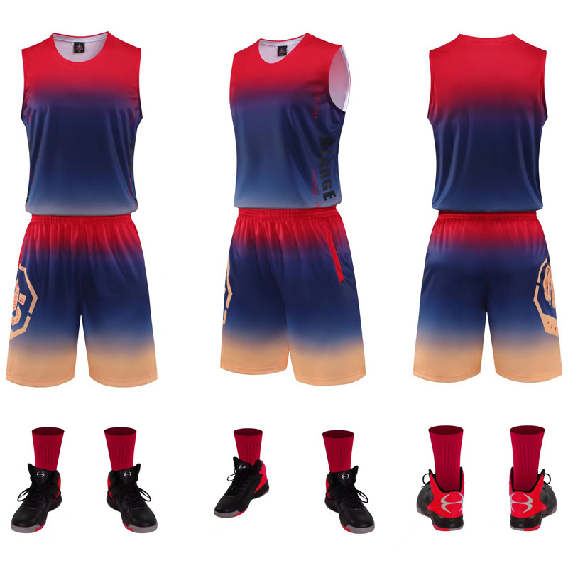 Teen Boys Basketball Jersey Set - Custom Sports Vests & Training Uniforms