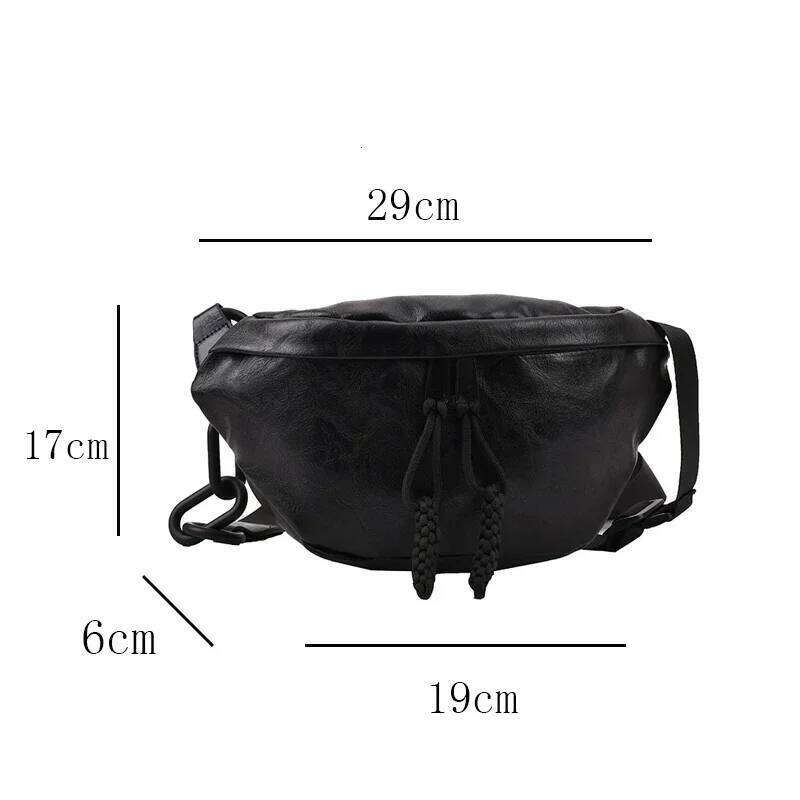 Soft Leather Waist Bag Ladies Fanny Pack High Quality Shoulder Belt Purse Fashion Designer Crossbody Chest Bags