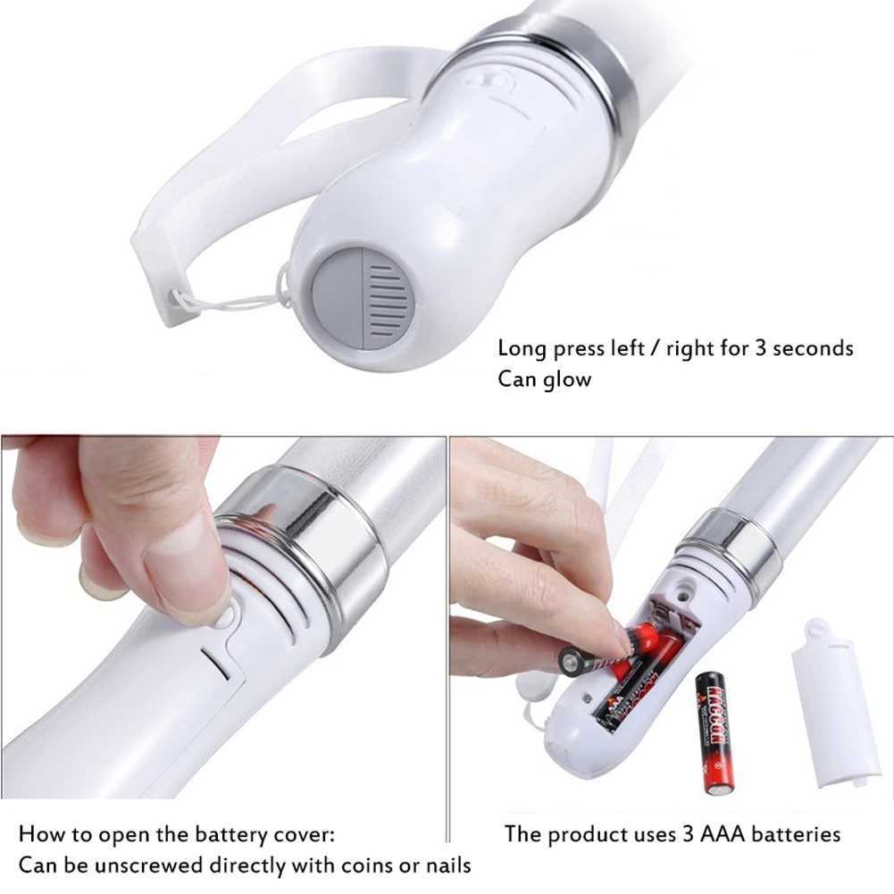 15 Color-changing Glow Sticks Battery Powered Glow Stick For Wedding Birthday Party Concert Festival Holiday Supplies W250528