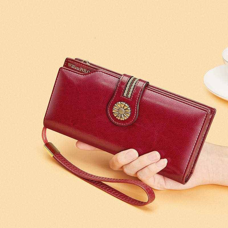 Free Shipping Designer Wallet Genuine Leather Handbag Fashionable, High-quality Exquisite Top-level Cowhide Women's Card Bag Phone Bag Coin Bag